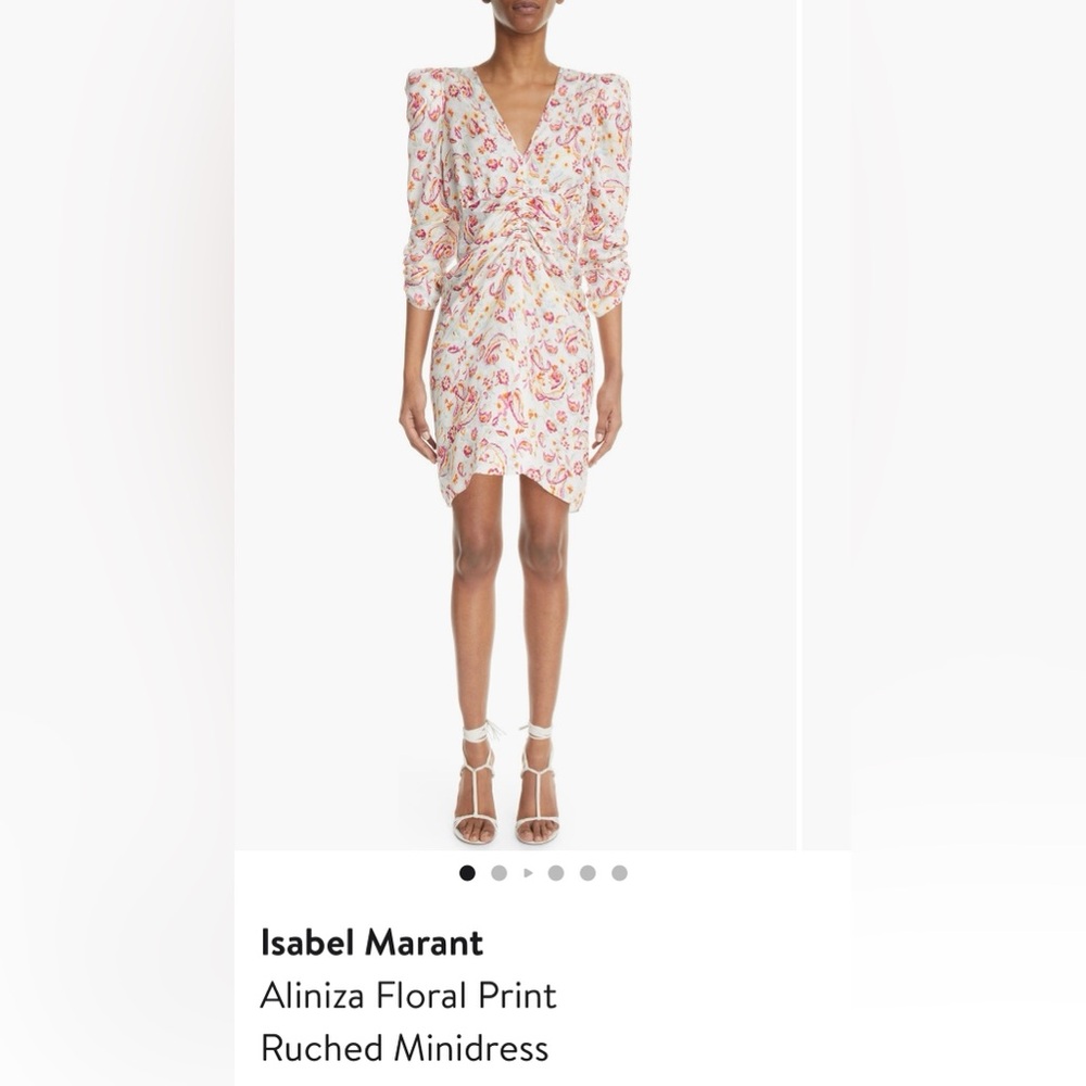 Isabel Marant Aliniza mini-dress size 4 (FR 36). Silk and viscose